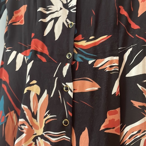 Yumi Kim Fall Print Button Midi Maxi Dress - Picture 3 of 6